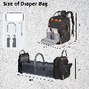 2-diaper bag backpack; baby diaper bag; diaper bag with changing station; portable changing station; travel diaper bag; waterproof diaper bag; large capacity diaper bag; baby bag fo (12).webp