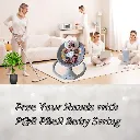 P@B PBell Electric Baby Swing for Infants to Toddler Portable Babies Swinger for Newborn Boy and Girls Bluetooth Music Speaker 5 (1).webp